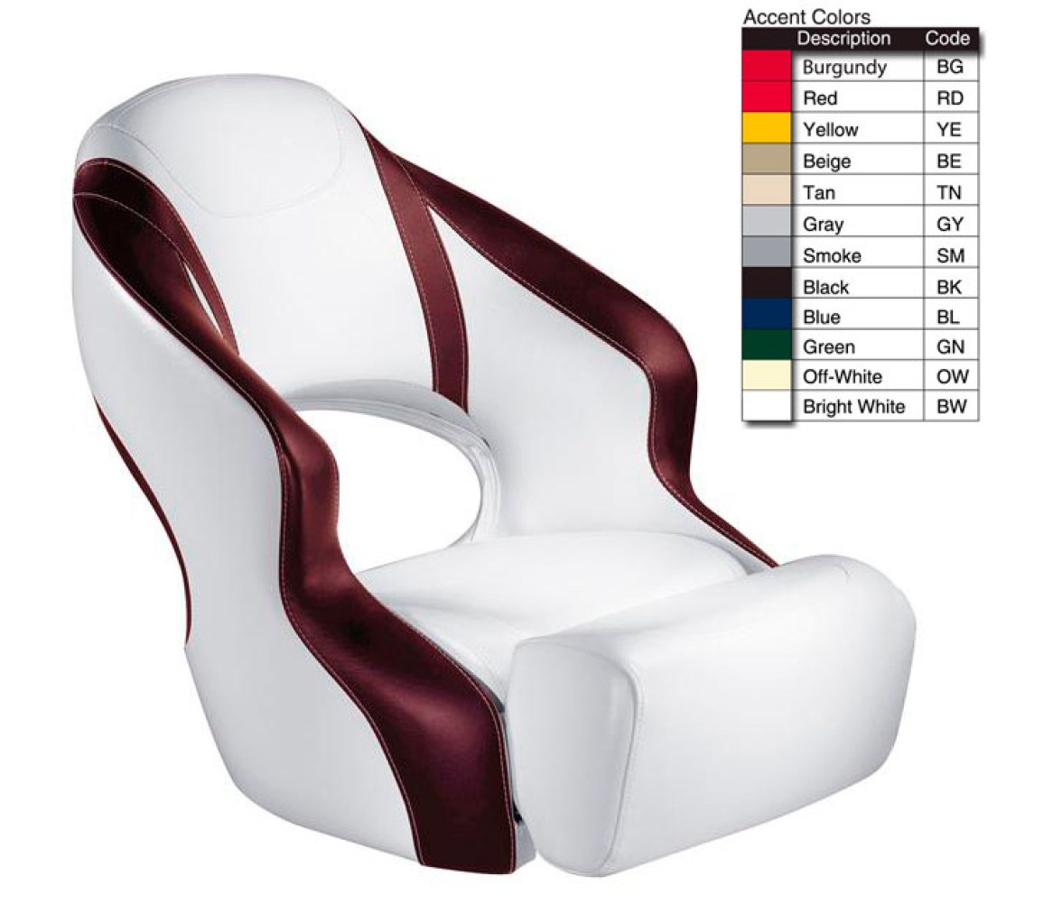Attwood Asiento Aergo Flip Up Blanco Brillante