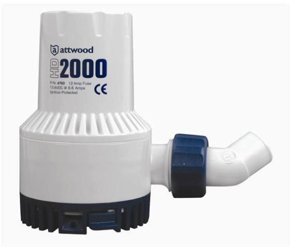Attwood Bomba de Cala Gran Caudal HD2000 24V