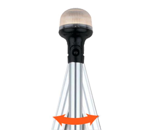Attwood Luz de Navegacion Todo Horizonte Articulable Antideslumbrante