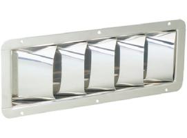 Attwood Rejilla Ventilacion con Lamas Inclinadas Inox