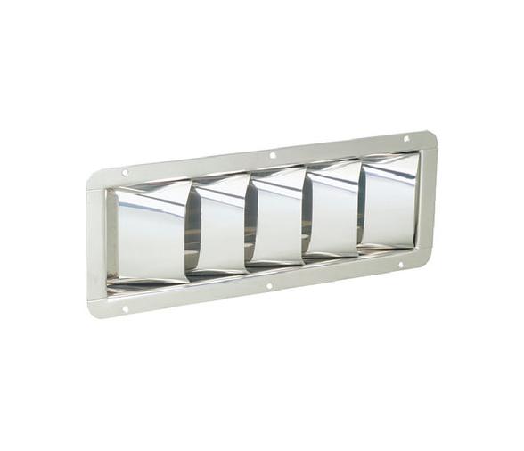 Attwood Rejilla Ventilacion con Lamas Inclinadas Inox