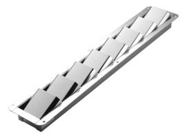 Attwood Rejilla Ventilacion Estrecha con Lamas Inclinadas Inox