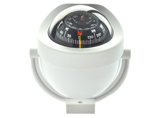 Autonautic White-Conical Card Design Compass
