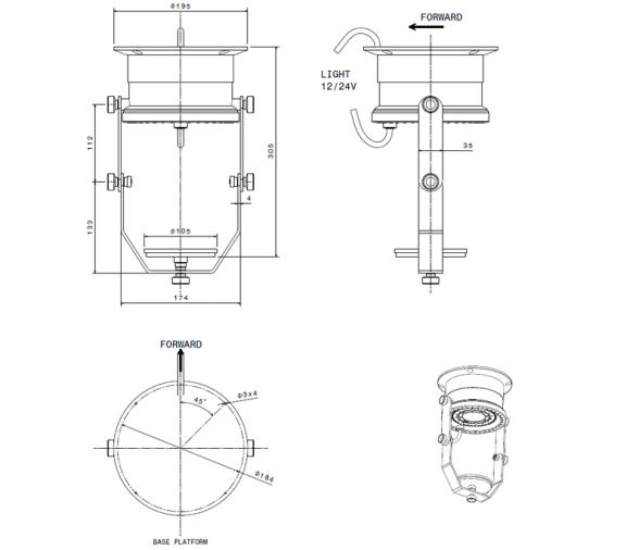Autonautic Compás de Techo