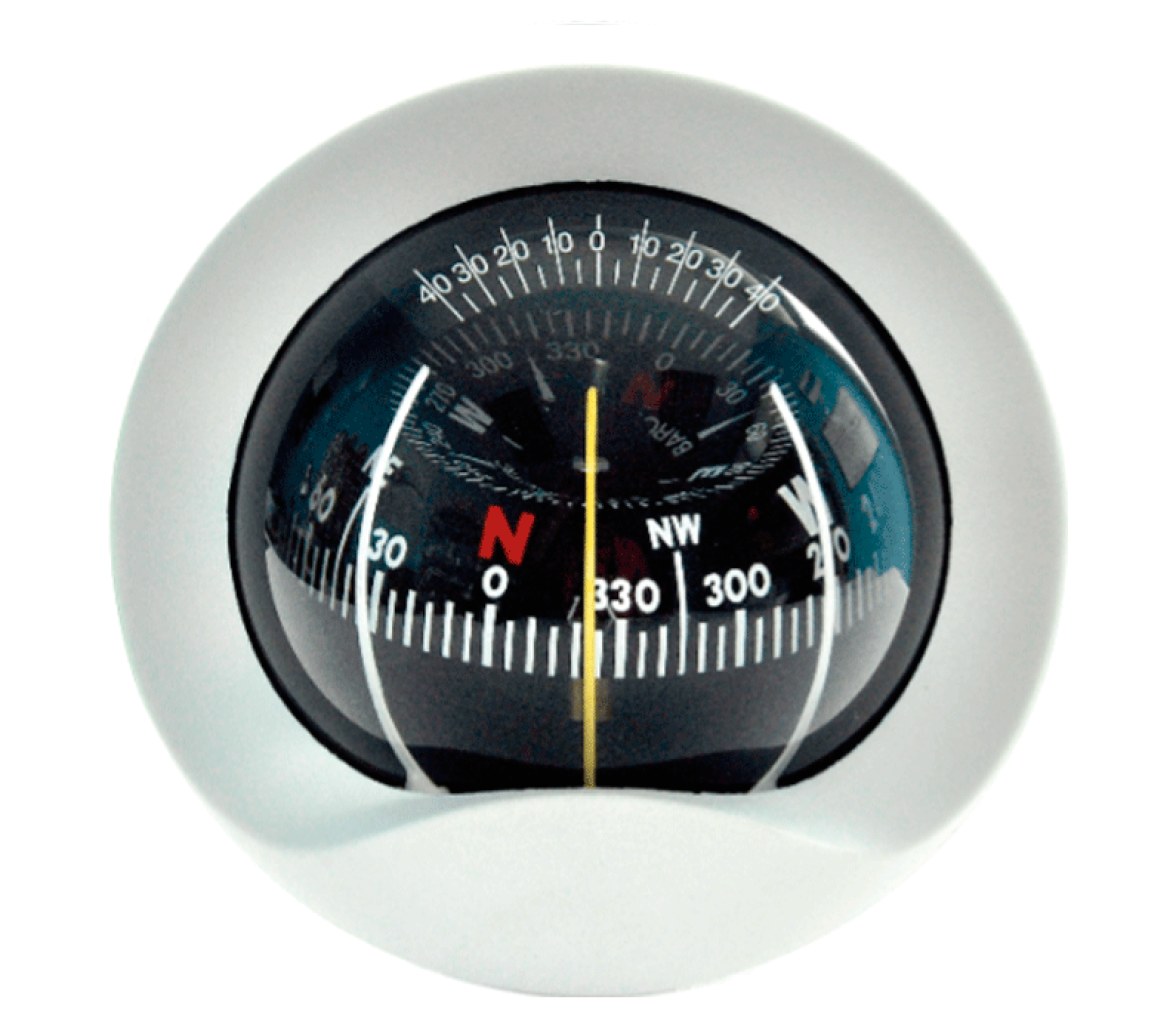 Autonautic Compas Empotrable Blanco Caratulas Intercambiables