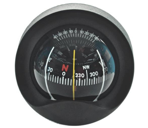 Autonautic Compas Empotrable Negro con Caratulas Intercambiables