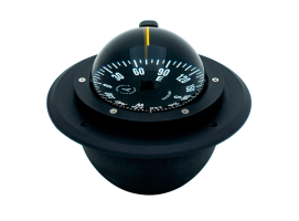 Autonautic Black-Flat Card Design Marine Compass Plus
