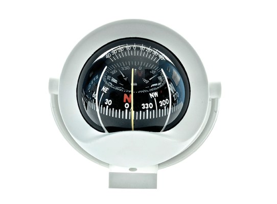 Autonautic White-Conical Card Design Multidirectional Compass