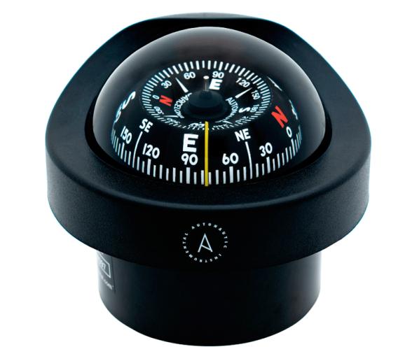 Autonautic Compas Negro-Rosa Conica Empotrable