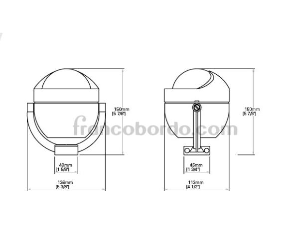 Autonautic Compas Negro-Rosa Plana