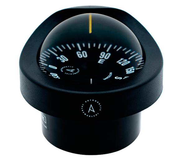 Autonautic Compas Negro-Rosa Plana Empotrable