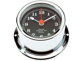 Autonautic Chrome Quartz Clock Black Dial Minor