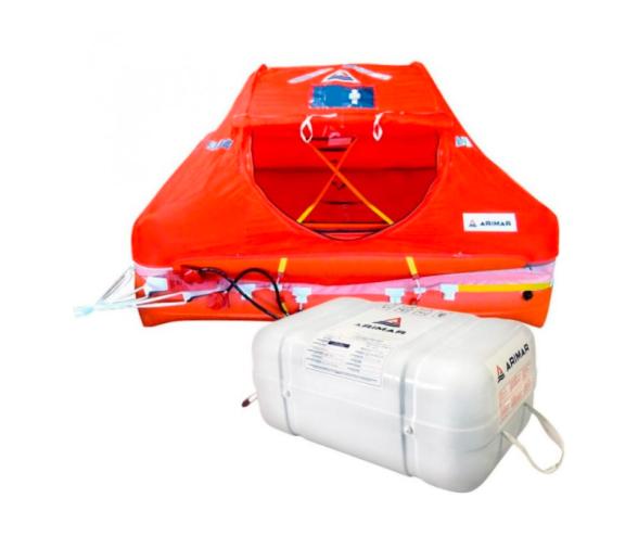 Balsa Salvavidas Contenedor Arimar Iberica 14 ISO SOLAS