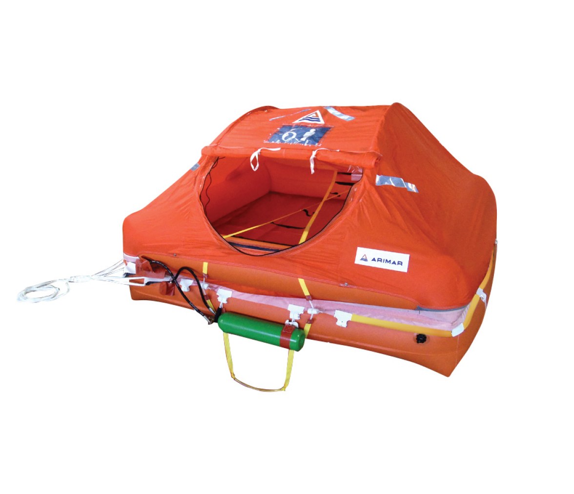Balsa Salvavidas Bolsa Arimar Open Sea ISO SOLAS