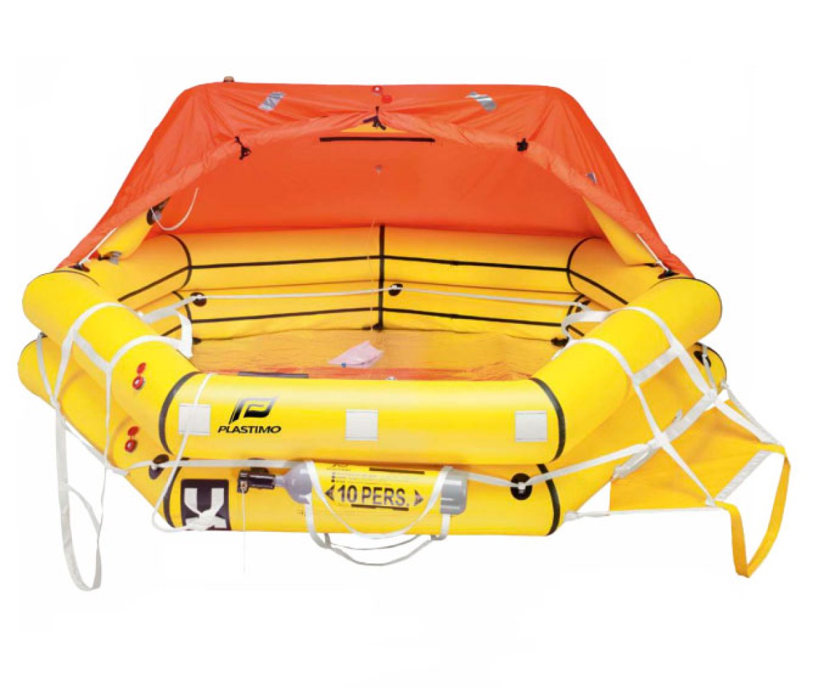 Balsa Salvavidas Ibiza 6 Personas con Saco Plastimo