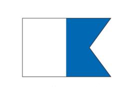 BANDERA EMBARCACIÓN CON BUCEADOR