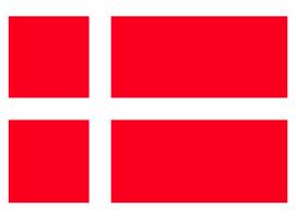 Bandera Dinamarca