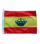 Bandera España con Corona 30 x 20 cm