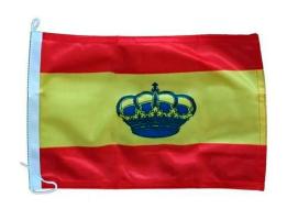 Spain Flag with Crown 30 x 20 cm