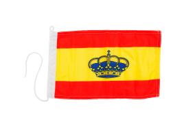 Spain Flag with Crown 45 x 30 cm