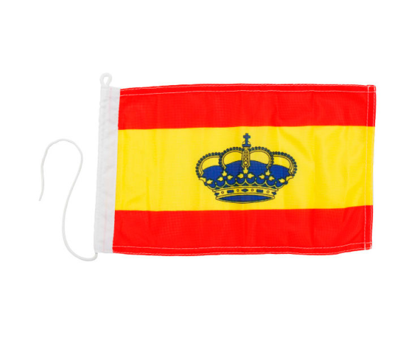 Bandera España con Corona 45 x 30 cm