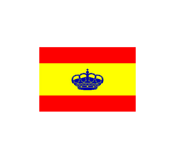 Bandera España con Corona 100 x 70 cm > Navegacion > Banderas > Banderas  España y Autonomicas
