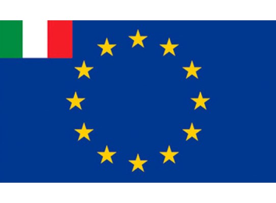 Bandera Europa/Italia