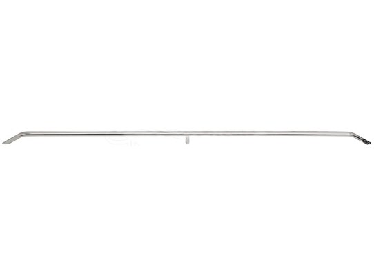 Barandilla tubo eliptico acero inox seccion 20x40 mm soporte central
