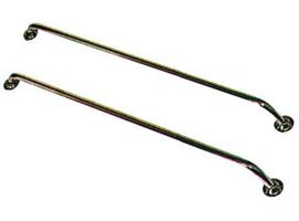 Barandillas laterales con montantes inclinados