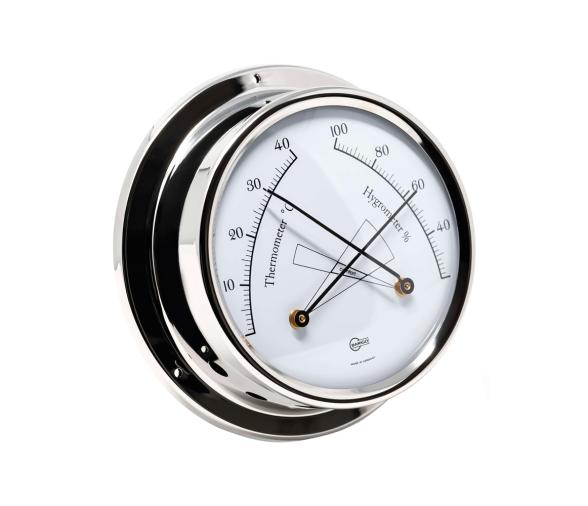 Barigo Termo-Higrómetro Acero Inoxidable Pulido
