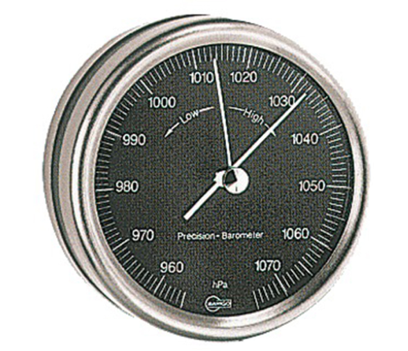 Barometer Barigo Orion Black Dial