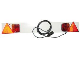 Barra trasera en plastico con luces