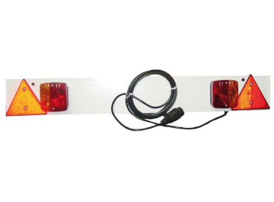 Barra trasera en plastico con luces