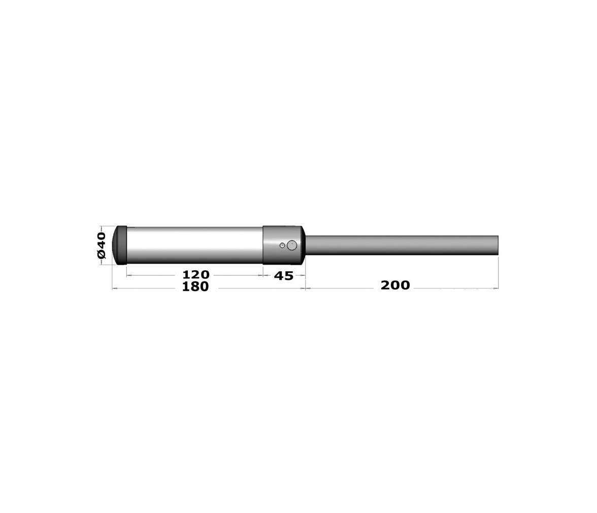 Osculati Pull-out LED light Pole for Table