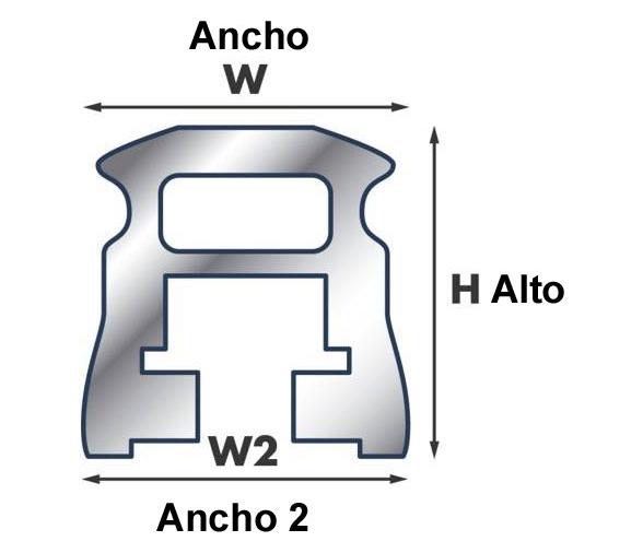 Barton Carril Autoportante 26 mm