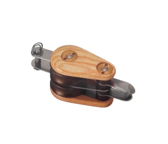 Barton Clásica Polea Doble con Anilla y Arraigo