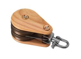 Barton Clásica Polea Doble con Grillete Giratorio