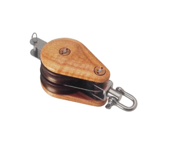 Barton Clásica Polea Doble con Grillete Giratorio y Arraigo