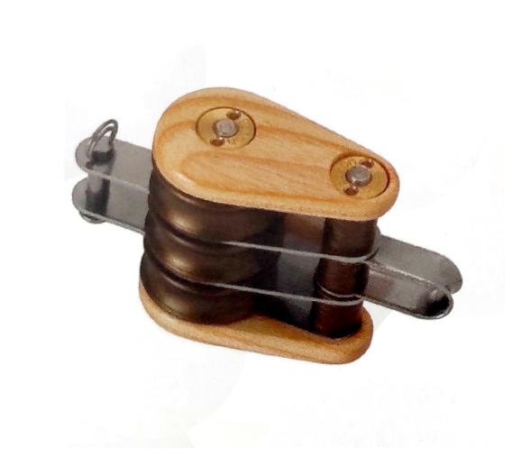 Barton Clásica Polea Triple con Anilla y Arraigo