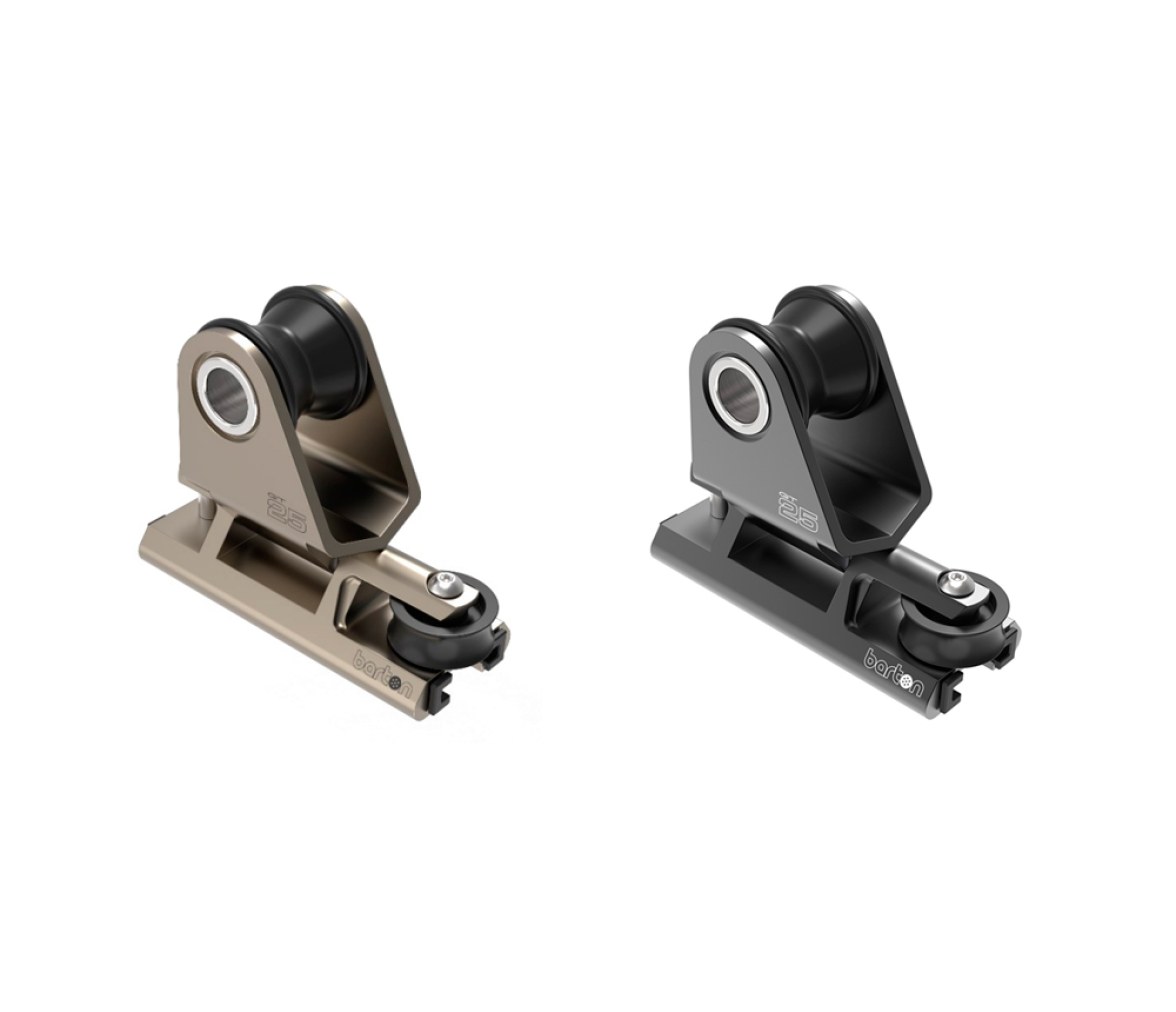 Barton Nuevo Carro Escotero con Polea para Carril T 25 mm