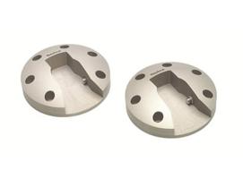 Barton Pareja Soportes para Carril 400 mm