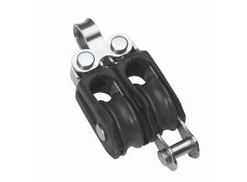 Barton Polea Doble Fija con Arraigo de Rodamiento N