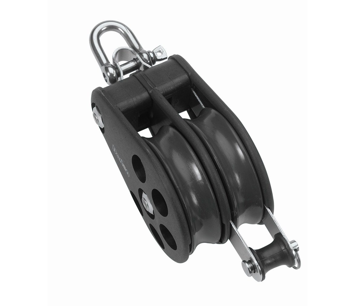 Barton Polea Doble Grillete Reversible con Arraigo Cruiser de Rodamiento N