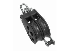 Barton Polea Doble Grillete Reversible con Arraigo Cruiser de Rodamiento N