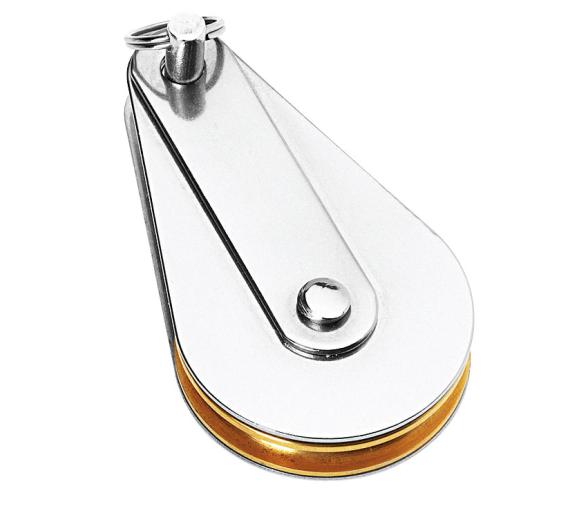 Barton Polea para Cable Simple Fija Alta Resistencia Laton-Inox