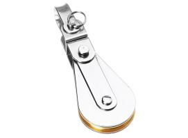 Barton Polea para Cable Simple Giratoria Alta Resistencia Laton-Inox