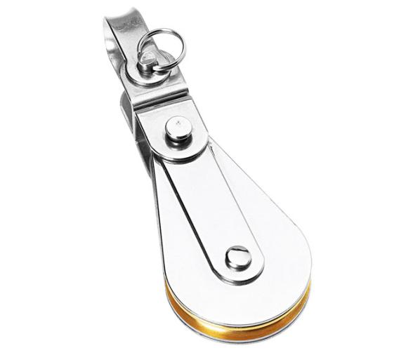 Barton Polea para Cable Simple Giratoria Alta Resistencia Laton-Inox