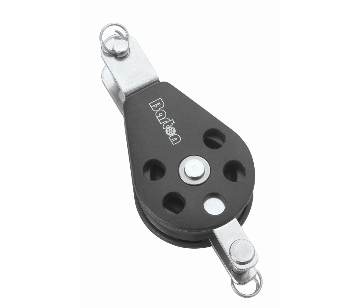 Barton Polea Simple Horquilla Fija con Arraigo de Rodamiento N