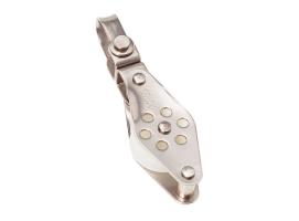 Barton Polea Simple Inox Giratoria con Arraigo