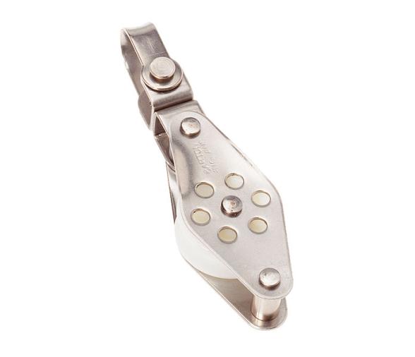 Barton Polea Simple Inox Giratoria con Arraigo